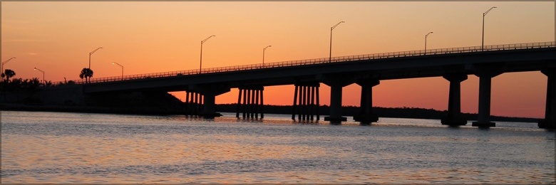 Ft Myers Bridge at Sunset 2013-05-08